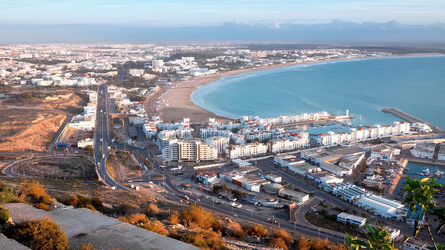 Agadir city from above
